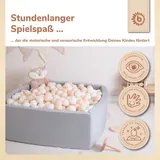 Bieco Bälle für Bällebad Vintage Flowers 100 Stück – Bild 5