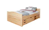 Ticaa Einzelbett "Leni" 120x200 Kiefer Natur – Bild 3
