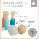 Bieco Mini Kegelspiel aus Holz - ab 18 Monate – Bild 5