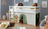 Ticaa Hochbett Kiefer Weiß Vorhang "Safari" – Bild 2