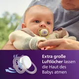 Philips Avent 2er-Pack Schnuller ultra air Nighttime, 0-6M – Bild 4