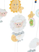 Bieco 3D Baby Mobile Schaf Betty Holz - ab Geburt – Bild 1