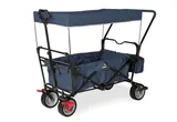 Pinolino Klappbollerwagen „Paxi dlx Comfort” mit Bremse, marineblau – Bild 3