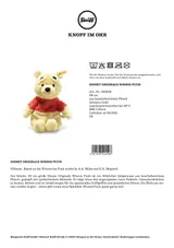 Steiff Kuscheltier Disney Originals Winnie Puuh 29cm – Bild 5