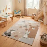 Pergamon Kinder Teppich Maui Kids Fuchs und Bär – Bild 1