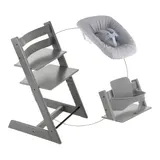 Stokke® Tripp Trapp® Bundle Treppenhochstuhl inkl. Newbornset Light Grey & Babyset – Bild 3