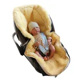 Kaiser Lammfellfußsack für Babyschalen EMMY beige – Bild 5