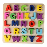 Solini 27-tlg. Holzpuzzle ABC Buchstaben – Bild 3