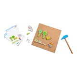 Haba Hammer-Nagelspiel Bauernhof – Bild 1