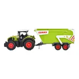 Dickie Toys Traktor Claas mit Anhänger – Bild 1