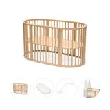 Stokke® Sleepi™ Bundle Sleepi V3 inkl. Matratze und Spannbetttuch, Himmelstange und Himmel – Bild 2