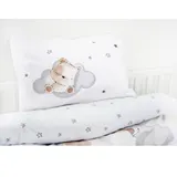Baby Best Renforcé Wende-Bettwäsche Little Bear 40x60/ 100x135 cm – Bild 1