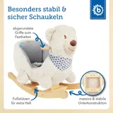 Bieco Plüsch Schaukeltier Bär Creme – Bild 4