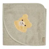 Sterntaler Kapuzenbadetuch 80x80 cm grau – Bild 3