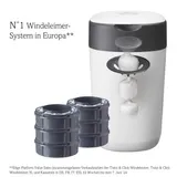 Tommee Tippee Twist & Click Windeleimer Twist & Click inklusive 6er-Pack Nachfüllkassetten – Bild 1