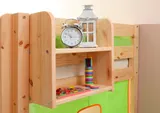 Ticaa Einhängeregal Hochbett Etagenbett Kiefer Natur – Bild 2