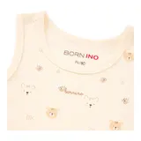 Bornino Lieblinge 3er-Pack Unterhemd Ringel Bär – Bild 4