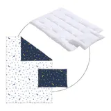 Bornino Home Bundle Betten-Set 2-teilig inkl. Bettwäsche Mond und Sterne 100x135 cm – Bild 3
