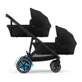 Cybex Gold Zwillings- und Kinderwagen Geschwisterwagen eGazelle S schwarz – Bild 3