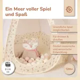 Bieco Bälle für Bällebad Vintage Flowers 100 Stück – Bild 1