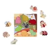 Eichhorn Fühlpuzzle mit Stoff – Bild 4