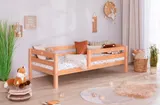 Ticaa Hochbett mit Rutsche Podestbett "Tino" Buche Natur Motiv, teilbar mit Farbauswahl – Bild 4