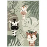Pergamon Kinder Teppich Softstar Kids Safari Animal Friends – Bild 3