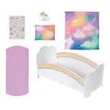 Zapf Creation Baby Born Puppen Bett Regenbogen – Bild 1