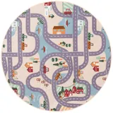 Snapstyle Kinder Spiel Straßenteppich Fun Town Rund – Bild 3