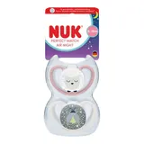 Nuk 2er-Pack Schnuller Perfect Match Air Night, 6-18M – Bild 3