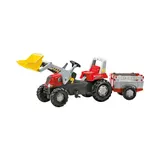 Rolly Toys® Trettraktor rollyJunior RT mit Frontlader und Anhänger – Bild 2