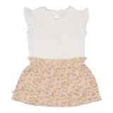 Feetje Krepp-Kleid Flügelarm Blumen Rippqualität – Bild 1
