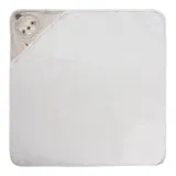 Fehn Kapuzenbadetuch 80x80 cm grau – Bild 1