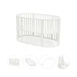 Stokke® Sleepi™ Bundle Sleepi V3 inkl. Matratze und Spannbetttuch, Himmelstange und Himmel – Bild 2