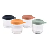 Beaba 4er-Pack Portionsbehälter aus Glas – Bild 1
