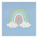 Bornino Home Wende-Bettwäsche Regenbogen 35x40 / 80x80 cm – Bild 4