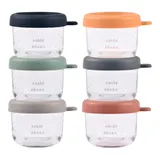 Beaba 6er-Set Portionsbehälter aus Glas 150 ml – Bild 1