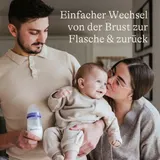 Lansinoh 2er-Pack Babyflaschen NaturalWave Sauger, Weithals, 160 ml – Bild 4