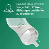 Philips Avent 2er-Pack Babyflasche Natural Response, Glas, 240ml, ab 1M – Bild 5