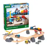Brio Eisenbahn-Set Steinverlade Set, Straßen & Schienen – Bild 3