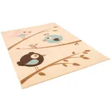 Pergamon Kinderteppich Trendline Vögel Pastell Beige Blau – Bild 5