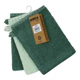Wörner 3er-Pack Waschlappen 15x21 cm gruen – Bild 4