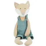 Bieco Kuscheltier aus Leinen & Musselin Fuchs - ab Geburt – Bild 3