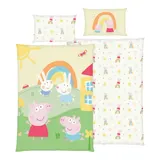 Baby Best Peppa Pig Renforcé Wende-Bettwäsche Peppa Pig 40x60 / 100x135 cm – Bild 3