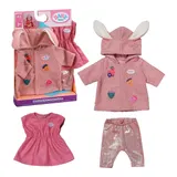 Zapf Creation Baby Born Puppen Outfit Mantel-Set mit Kleid 43cm – Bild 3