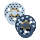 Bibs 2er-Pack Polka Collection Schnuller Latex, 0-6M – Bild 1