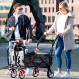 Pinolino Klappbollerwagen AddPlus mit Bremse – Bild 1