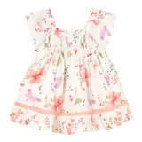 Mayoral Baby Kleid Flügelarm Blumen Libellen – Bild 3