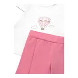 Mayoral 3-tlg. Set T-Shirt, Jacke und Leggings Blumen – Bild 4