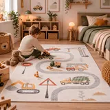 Pergamon Kinder Teppich Maui Kids Baustelle – Bild 1